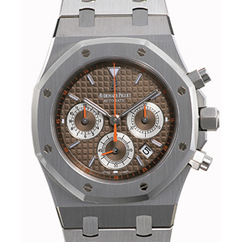 AUDEMARS PIGUET オーデマピゲ ロイヤルオーク コピー 26300ST.OO. 1110ST.08 クロノ ブラウン/シルバー